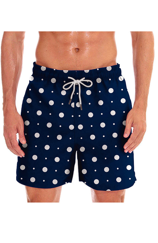 Arlo swimming trunks in dark blue recycled ocean plastic | Sophie Stone