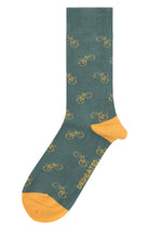 Dedizierte Sigtuna Bicycle Socken waldgrün aus Bio-Baumwolle | Sophie Stone