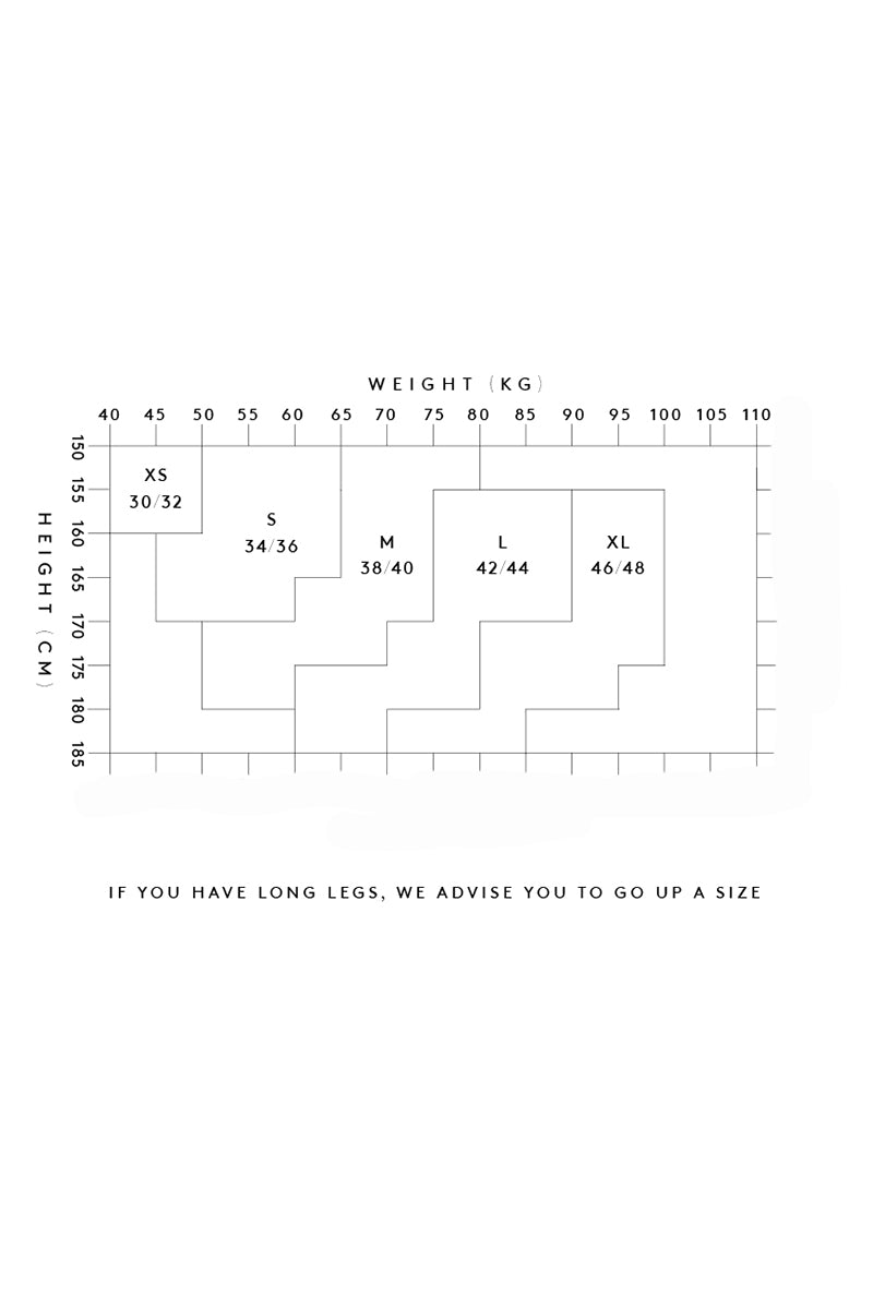 Größentabelle Schwedische Strümpfe | Sophie Stone