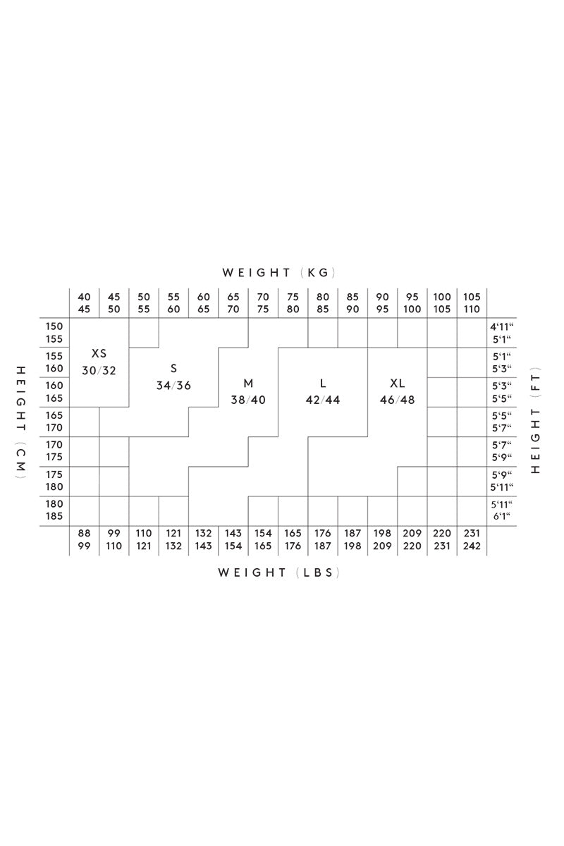 Größentabelle Schwedische Strümpfe