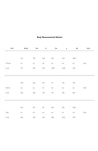 Embassy of Brick and Logs Lyndon Puffer Jacket size chart | Sophie Stone