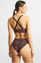 Dedicated Junsele soft bra leopard terracotta organic cotton ladies | Sophie Stone