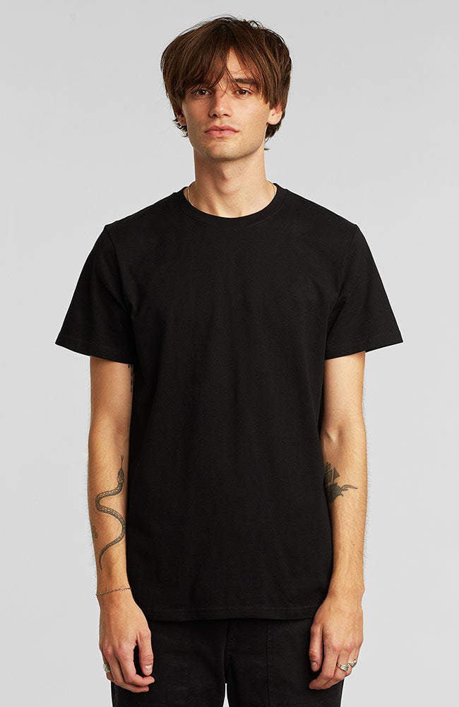 Dedicated 3-pack Stockholm Base t-shirts zwart biologisch katoen man | Sophie Stone