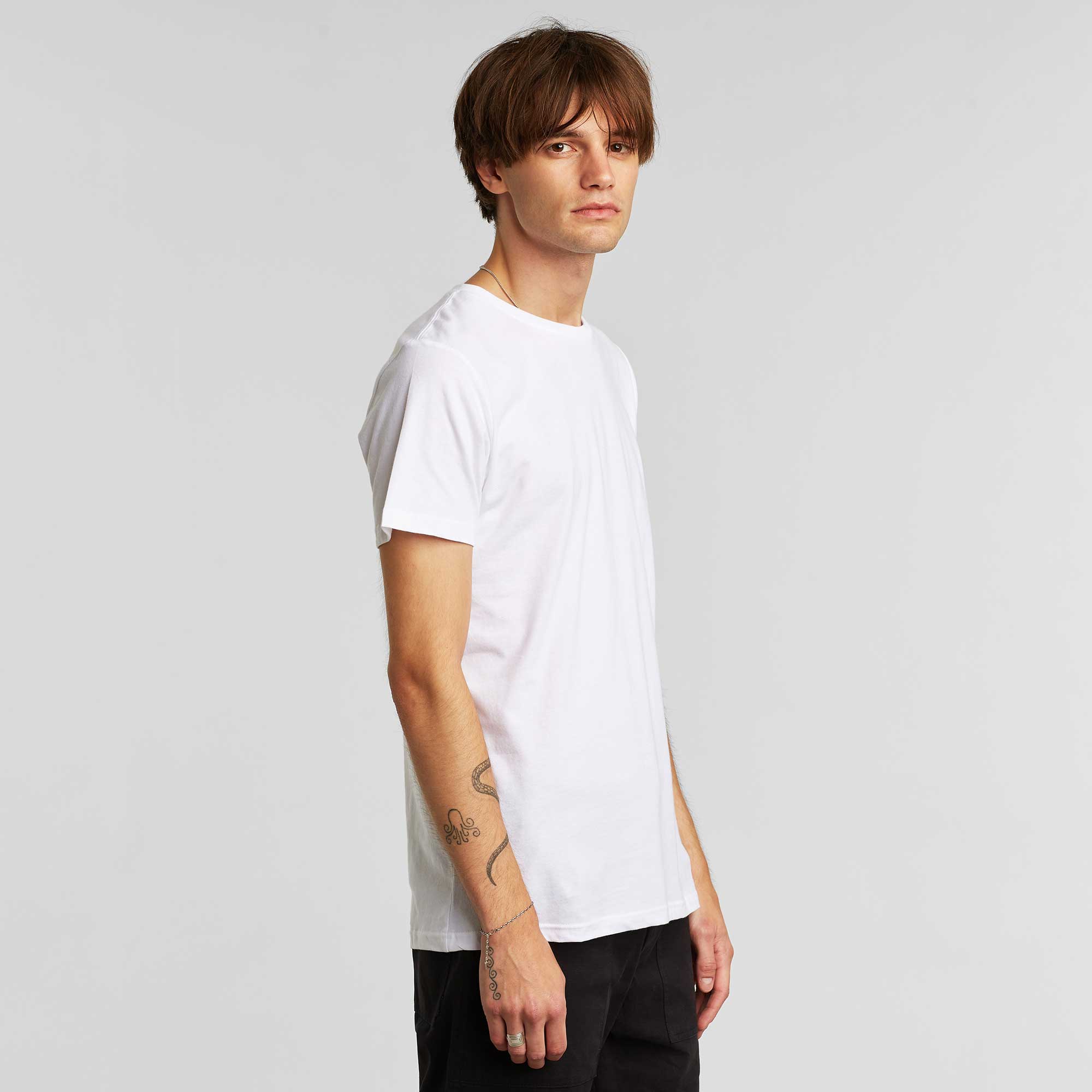 Dedicated Stockholm 3-pack wit mannen t-shirt biologisch katoen | Sophie Stone