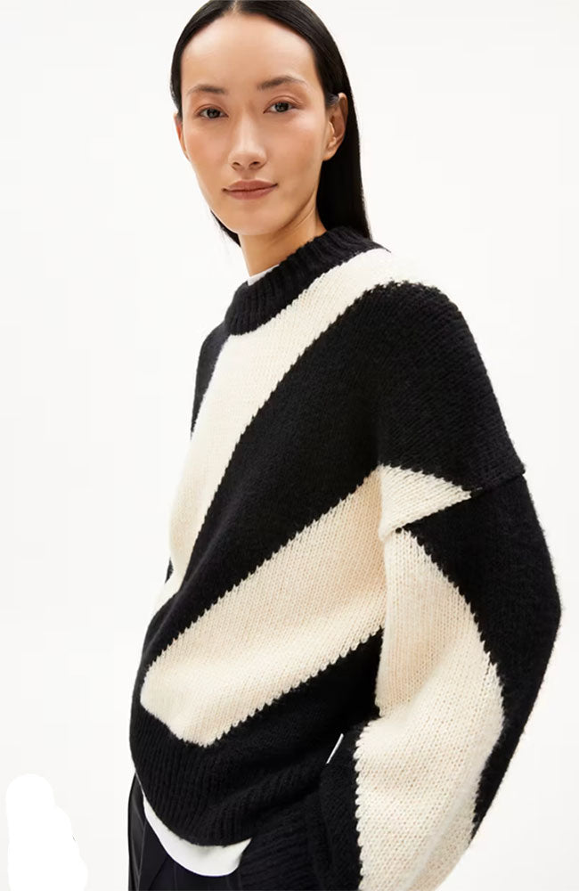 ARMEDANGELS Sadnaa sweater stripes wool ladies | Sophie Stone