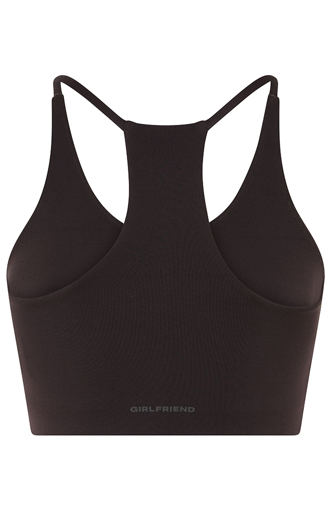 Girlfriend Collective Float cleo sports bra driftwood brown rRPET women | Sophie Stone
