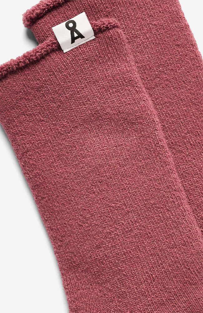 ARMEDANGELS Socks, wool, velvet, ember red, unisex | Sophie Stone