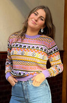 Dedicated Arendal Pullover Peace Purple aus Bio-Baumwolle für Frauen | Sophie Stone