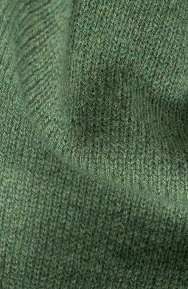 Rifò Edda trui forest green van 95% GRS-certified kasjmier dames | Sophie Stone