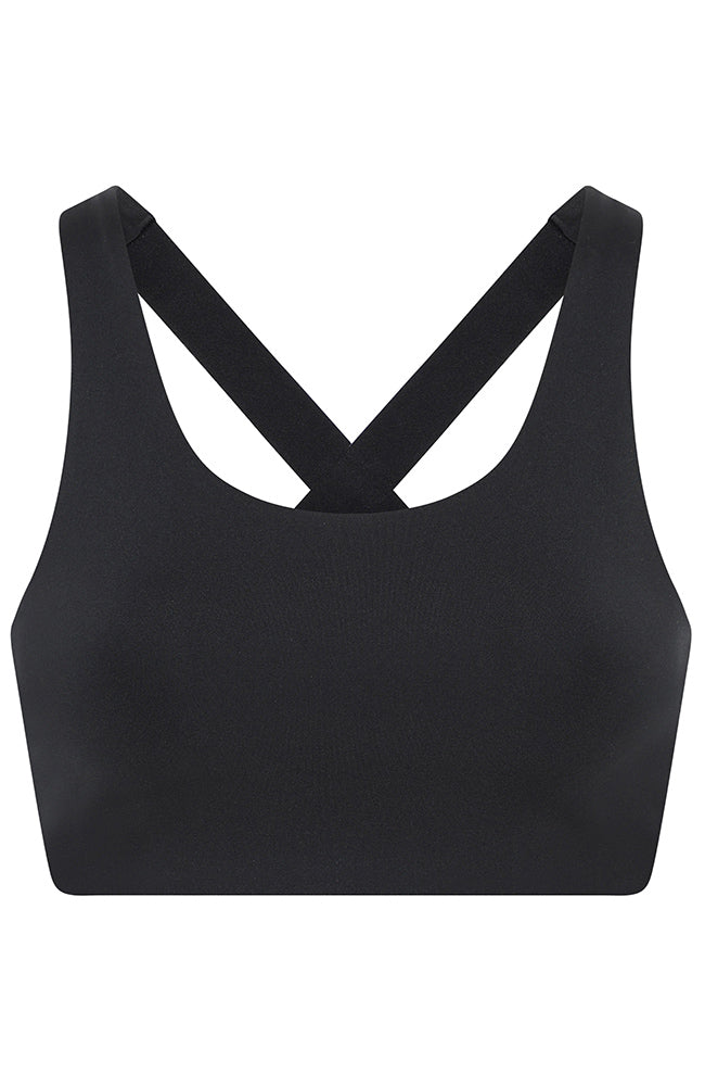 Girlfriend Collective Simone high support bra black | Sophie Stone