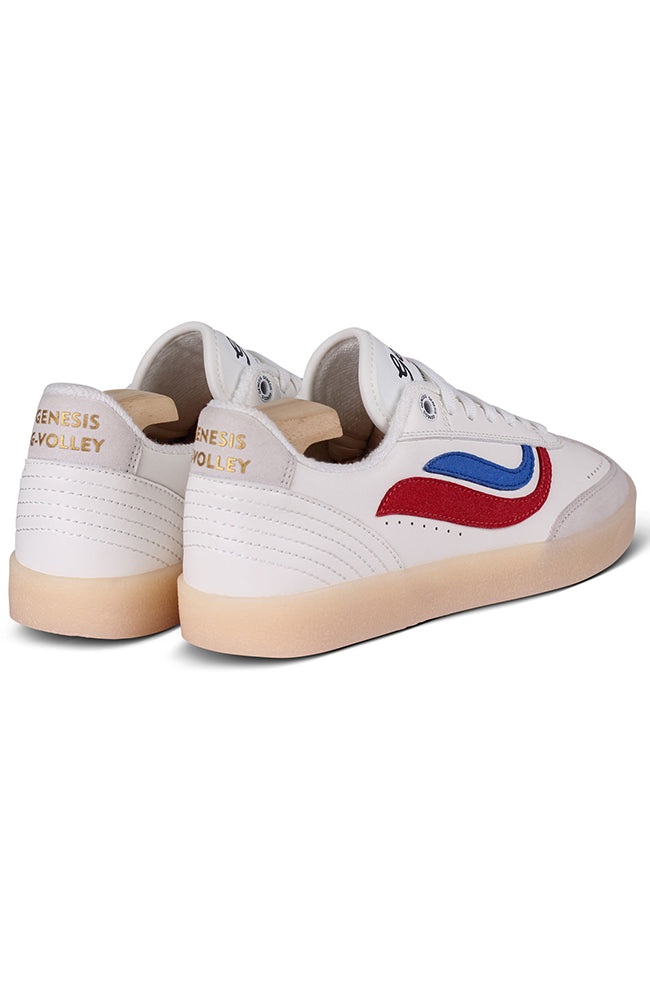 Genesis G-Volley Sugar Corn White Red Blue Light Gum sneakers vegan | Sophie Stone