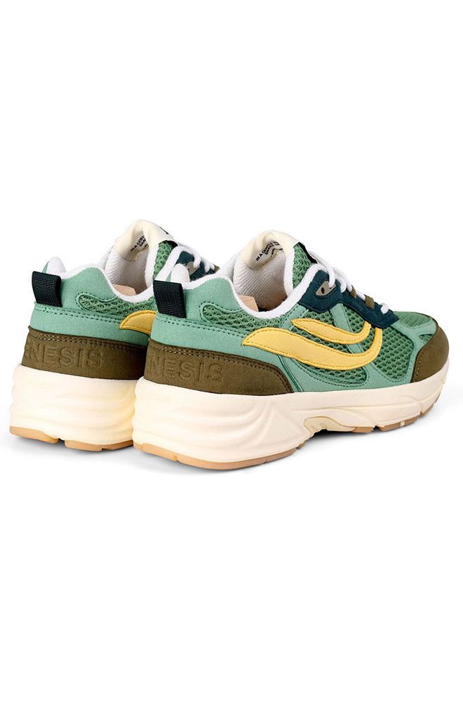 Genesis G-Eco '99 Multi Sneaker in Olive Vegan Leather for Women | Sophie Stone