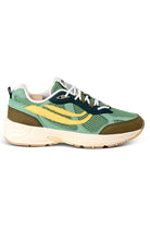 Genesis G-Eco '99 Multi Sneaker in Olive Vegan Leather for Women | Sophie Stone