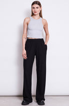 JAN N JUNE Smilla pants black from 95% Lyocell (TENCEL™) for women | Sophie Stone 