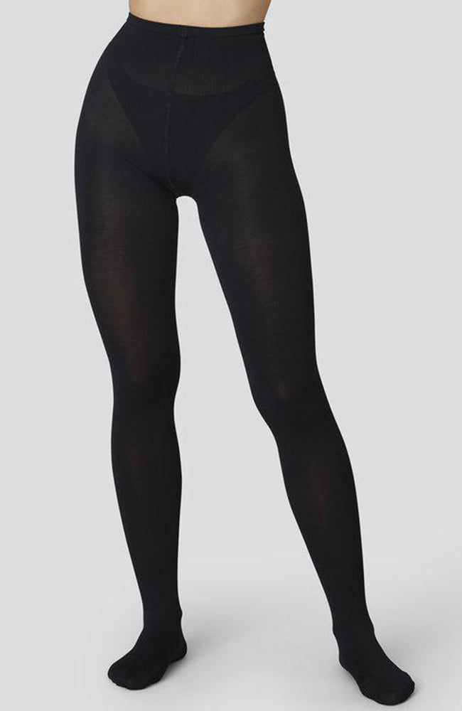 Swedish Stockings vrouw Lia 100 Dernier Panty zwart van duurzaam gerecycled polyamide