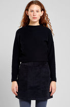 Dedicated Majorna corduroy skirt black from organic cotton | Sophie Stone