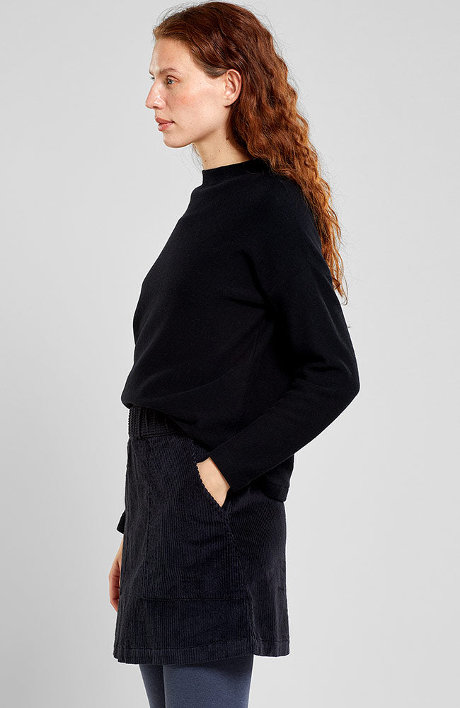 Dedicated Majorna corduroy skirt black from organic cotton | Sophie Stone