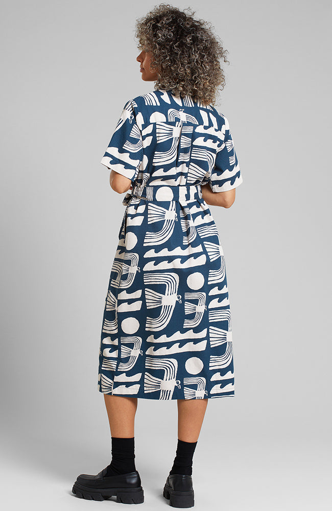 Dedicated Orrefors seagul jurk van bio katoen voor dames | Sophie Stone 
