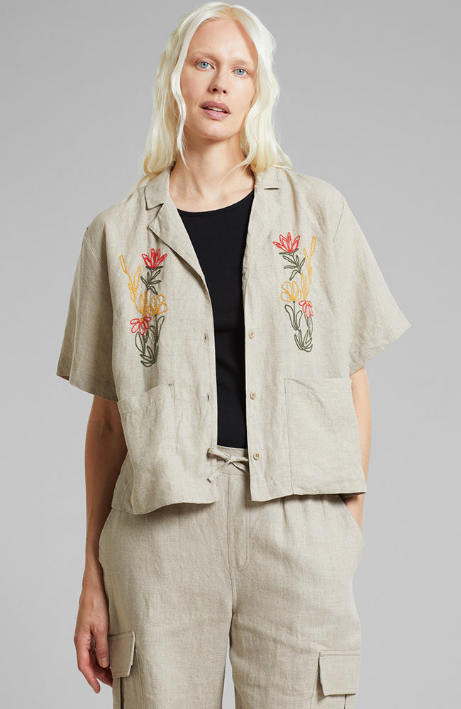 Dedicated Valje linnen blouse ecru | Sophie Stone