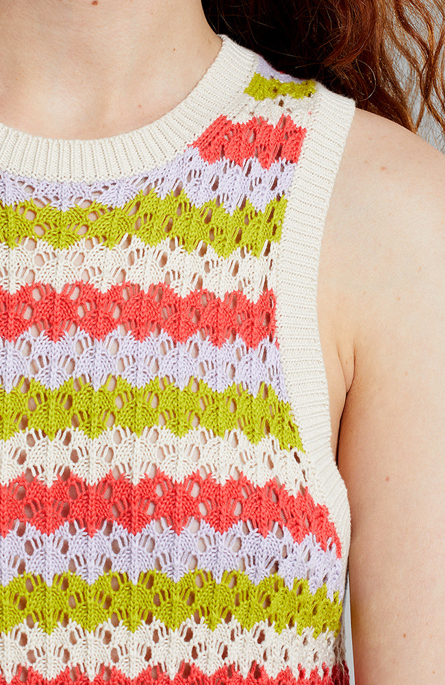 Dedicated Kramfors crochet jurk biologisch katoen | Sophie Stone 