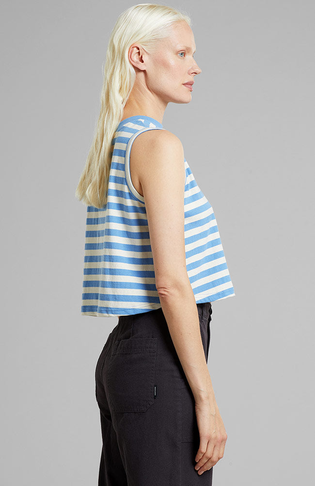 Dedicated Namsos stripe top blue | Sophie Stone