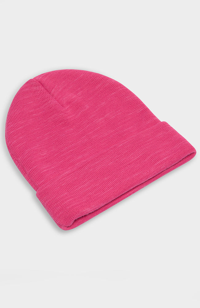 Dedicated Kiruna beanie muts roze gerecycled polyester | Sophie Stone