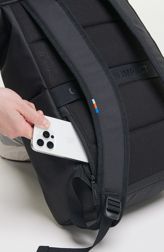 GOT BAG Rolltop easy rugzak zwart GRS uniseks | Sophie Stone