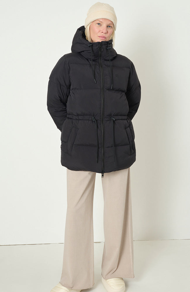 Embassy of Brick and Logs Vervier Pufferjacke schwarz recyceltes Material Damen | Sophie Stone 