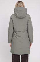 MAZINE Basic padded parka jas light bottle gerecycled (GRS) voor dames | Sophie Stone