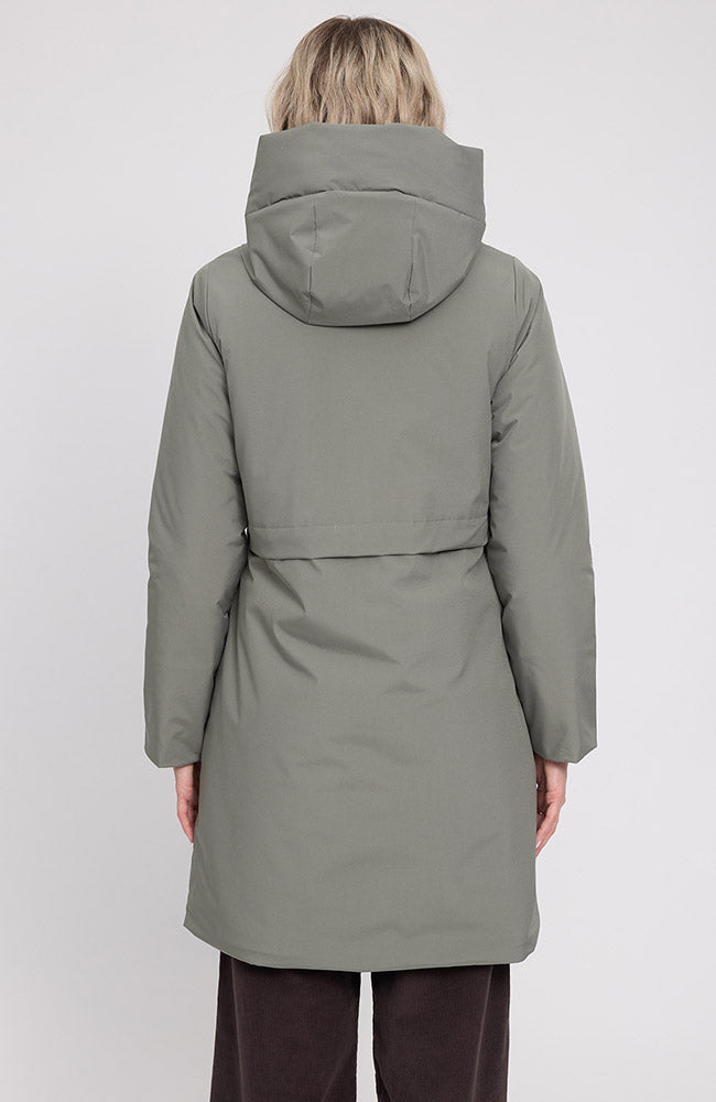 MAZINE Basic padded parka jas light bottle gerecycled (GRS) voor dames | Sophie Stone