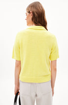 ARMEDANGELS Mathildiaas shirt yellow van duurzaam bio katoen | Sophie Stone