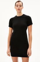 ARMEDANGELS Haazel reglana dress black from wool | Sophie Stone