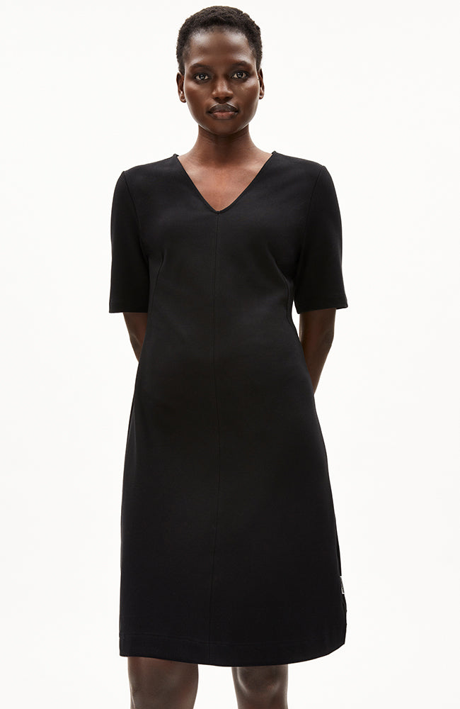 ARMEDANGELS Lesjaa dress black from durable viscose for woman | Sophie Stone