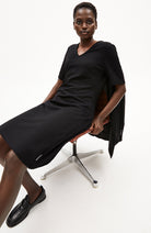 ARMEDANGELS Lesjaa dress black from Ecovero viscose for women | Sophie Stone