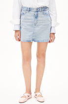 ARMEDANGELS Aacumeri denim skirt in organic cotton for women | Sophie Stone