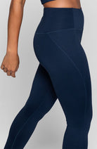 Girlfriend collective compressive high-rise leggings blue | Sophie Stone