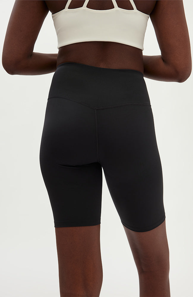 Girlfriend Collective Float high-rise bike shorts black | Sophie Stone