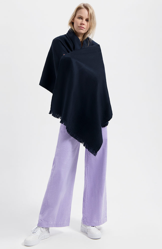 IGGY X PROV SCARF BLUE/SAX かつきくん着用 Alpaca Loca Sjaal royal blue van Alpaca wol uniseks | Sophie Stone