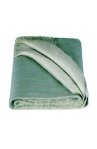 Alpaca Loca Scarf double Light Grey Emerald Green | Sophie Stone