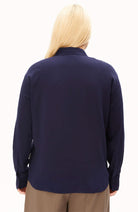 ARMEDANGELS Larisaana longsleeve blauw van Ecovero dames | Sophie Stone