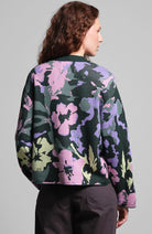 Dedicated Limhamn sweater warped flowers from organic cotton | Sophie Stone