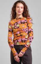 Dedicated Ryd rib top flower power organic cotton for women | Sophie Stone