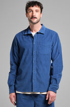 Dedicated Corduroy shirt varberg True Blue| Sophie Stone