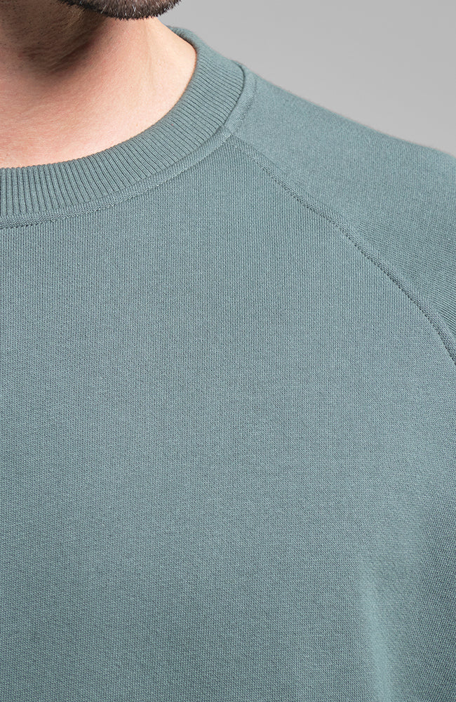 Dedicated Malmoe sweater green from organic cotton | Sophie Stone