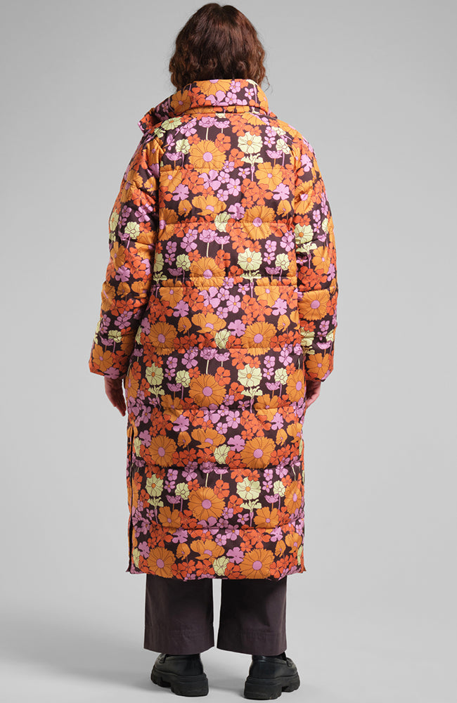 Dedicated Karmas flower power puffer jas van gerecyclede materialen voor dames | Sophie Stone 