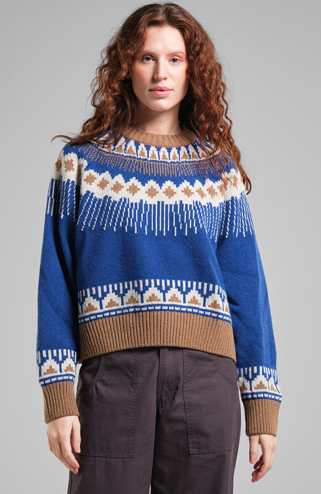 Dedicated Senja Fair Isle Pullover Wolle Damen | Sophie Stone 