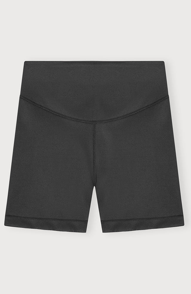 Organic Basics Active Fahrradshorts schwarz aus recyceltem Nylon für Frauen | Sophie Stone