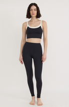 Organic Basics Active Flow Leggings in Black, Made from Recycled Nylon for Women | Sophie Stone