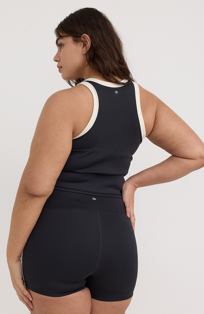 Organic Basics Active Flow Tank Top Black Recycled Nylon for Women | Sophie Stone