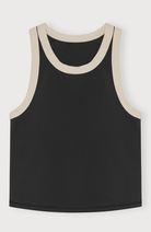 Organic Basics Active flow tank top black made from recycled nylon for women | Sophie Stone